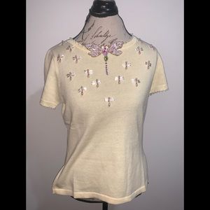 Storybook Knits dragonfly accent shirt
